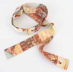 1940s-50s Western  Photoprint Bow Tie