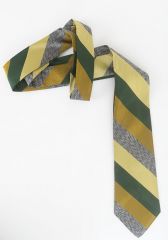 1960s Striped Satin Vintage Necktie
