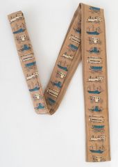 Vintage Square Tip Novelty Tie