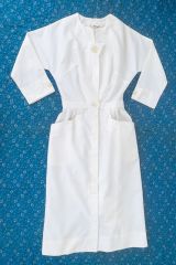 1960s Vintage Nurses Uniform Dress