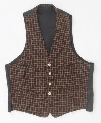 Vintage Woven Wool Men's Vest