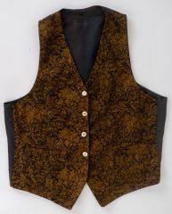 1950s Reversible Vintage Vest Novelty Print