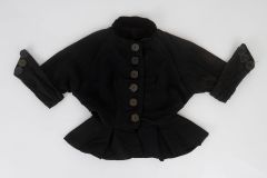 1940s Dramatic New Look Vintage Jacket