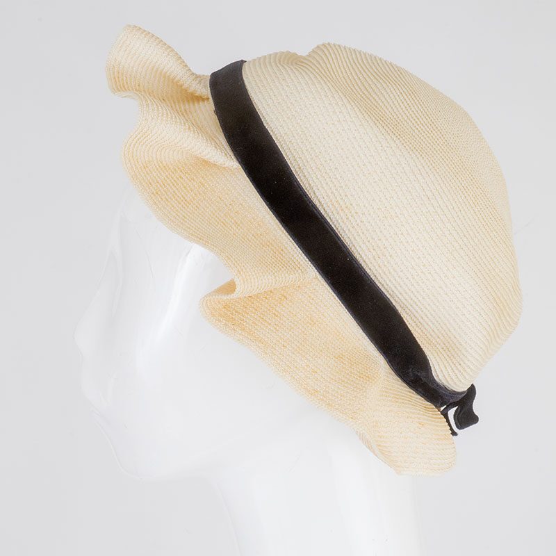 1920s-30s Straw Hat Cloche