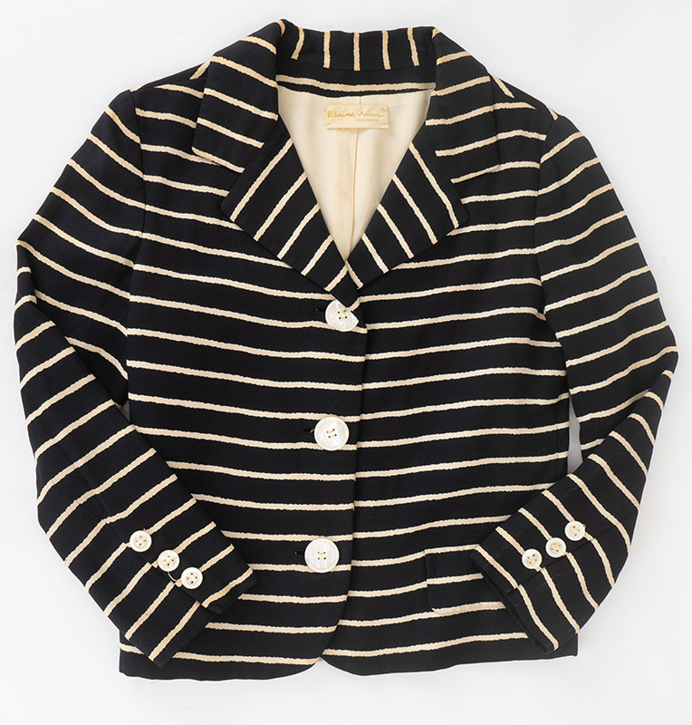 1950s Elaine Ames Silk Box Jacket