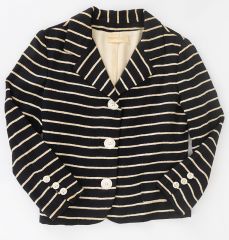 1950s Elaine Ames Silk Box Jacket