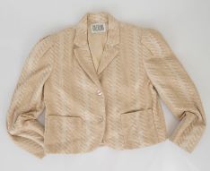 1980s Vintage Bill Blass Linen Jacket