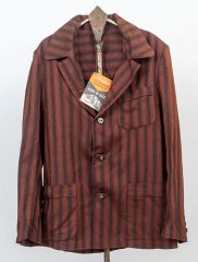 1950s Collegiate Stripe Casual Blazer Deadstock