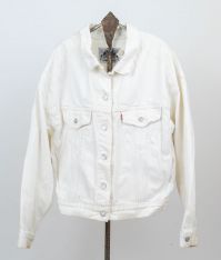 1980s-90s Levi's White Trucker Jacket