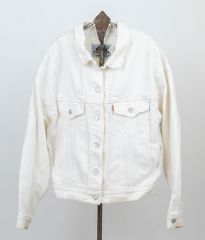 1980s-90s Levi's White Trucker Jacket