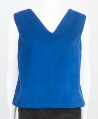 1960s Corduroy Sleeveless Shell Top