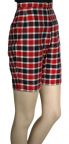 1950s Long Plaid Shorts