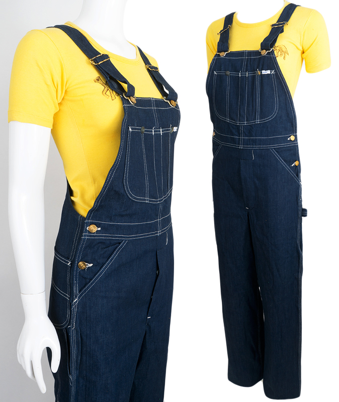 Lee LOOSE BIB - Dungarees - one mid/blue denim - Zalando.de