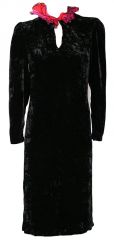 Slinky 1970s Velvet Dress