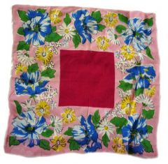 Vintage Floral Hanky