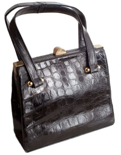 Convertible Executive Leather Bag In Crocodile Camel By Silver & Riley –  Maison Black