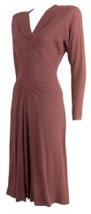 Gilbert Adrian Crepe Cocktail Dress
