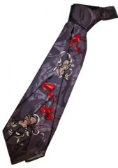 1950s Wide Satin Tie