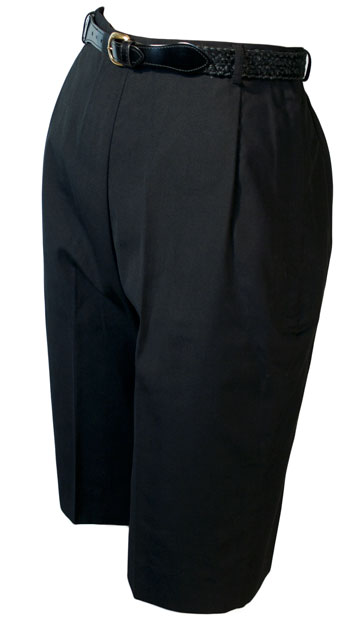 NOS 1950s Sporty Black Shorts: Ballyhoovintage.com