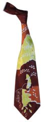 1950s Novelty Print Wide Tie