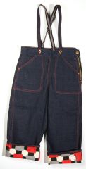 Rare Vintage 1940s Flannel Lined Jeans