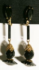 Vintage Onyx Earrings