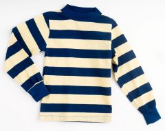 60s Striped Long Sleeve Knit Shirt