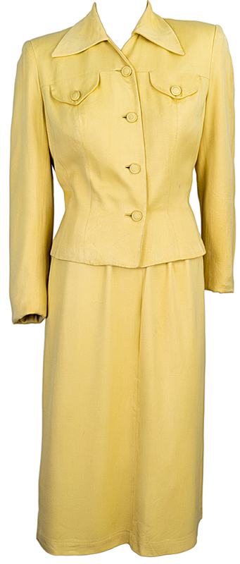 Vintage 50s Gabardine Suit: Ballyhoovintage.com