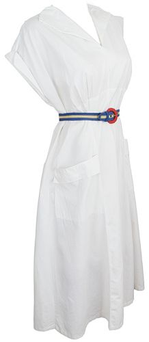Fresh and Breezy 1940s Wrap Dress ...