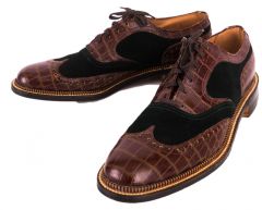 Vintage Alligator and Suede Spectators