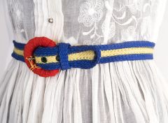 Tri-colored Thirties Belt