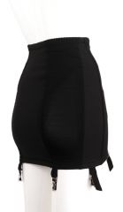 Black Satin Vintage Girdle