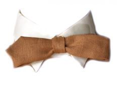 Vintage Linen Bow Tie