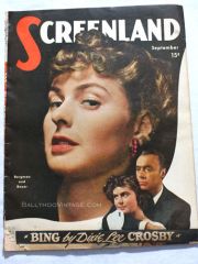 1947 Screenland Magazine W/ Ingrid Bergman Cover