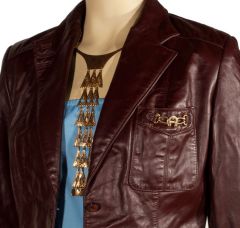 Etienne Aigner Leather Blazer