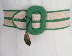 Wide 2 Tone 1930s Belt