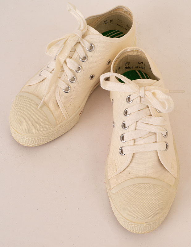 Unworn 60s Low Top Canvas Sneakers