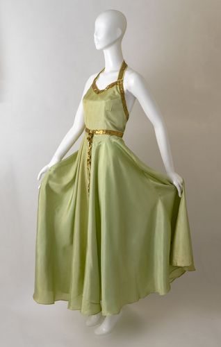 slim fit dress slacks 1930s Velvet Evening Dress main image 0