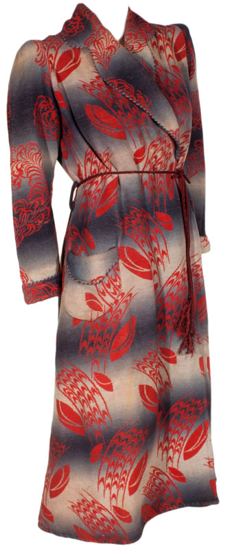 1930s Classic Red Beacon Robe: Ballyhoovintage.com