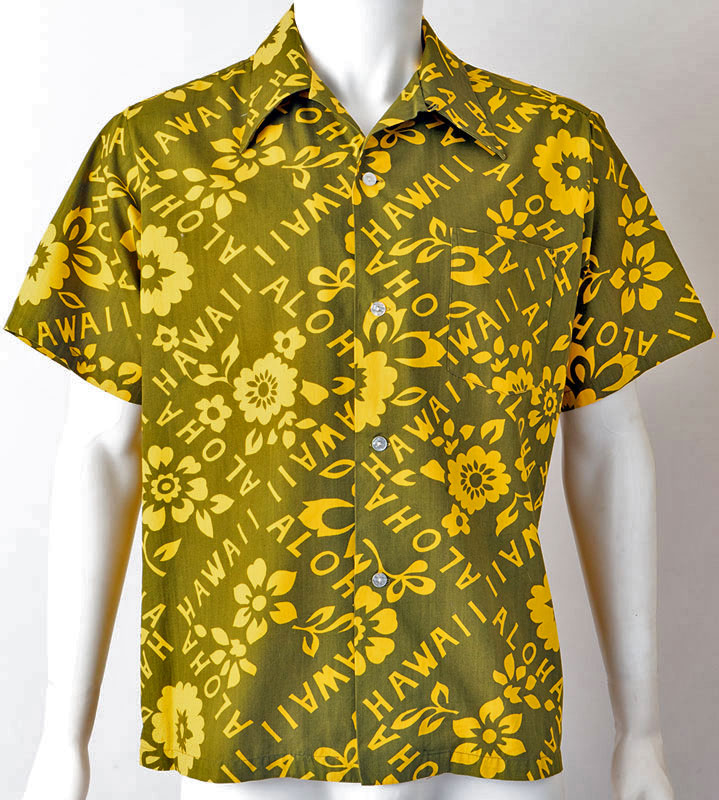 1960s Aloha Print Shirt: Ballyhoovintage.com