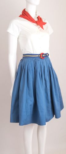 Pleated skirt 1940s sale